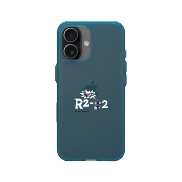 iPhone 17 Clear (相機按鈕) 夜幕藍 - 迪士尼-星際大戰 Star Wars - R2D2-剪紙系列