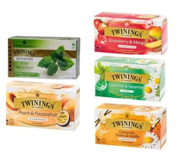 twinings唐寧茶( 25入/盒) 無咖啡因 5種口味任選 冷熱皆宜