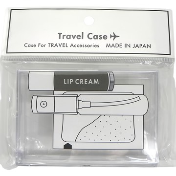 YAMADA 山田化學 旅行便攜小物收納盒1入 多功能收納 旅行居家辦公皆適用  1入  透明