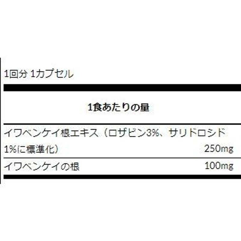 お待たせ便お得な6本セットSwanson社ロディオラの根イワベンケイ根