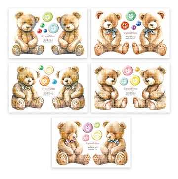 泰迪熊貼紙（A款）