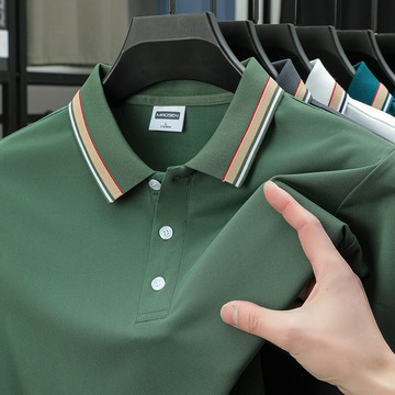 【巴黎精品】現貨+預購 夏季短袖上衣男襯衫高爾夫球衫T恤商務領男裝-薄款男POLO衫6色a1jw38