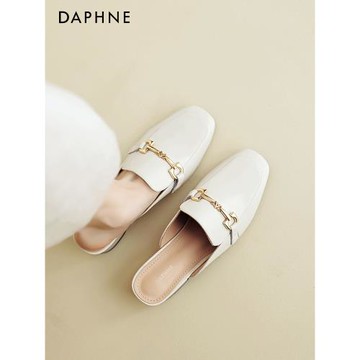 達芙妮包頭女士半拖鞋女外穿2026新款夏季絕美穆勒涼鞋一腳蹬單鞋