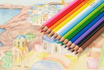 利百代 CC-878 圓桿水性漆色鉛筆12色組 環保塗料