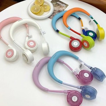 超人氣同款抖音小紅書阿宜準無葉掛脖風扇新款便攜風扇戶外旅行夏