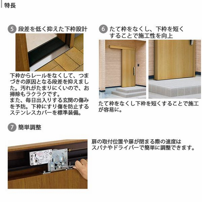 YKKAP玄関 断熱玄関引戸 コンコードS30 断熱タイプ N03：関東間入隅2×4