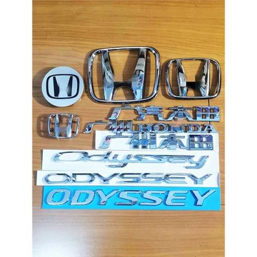 適用于本田新老款奧德賽車標志ODYSSEY后尾車貼輪轂蓋方向盤標貼