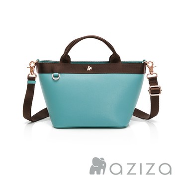 aziza ADORA兩用小托特包 松石綠