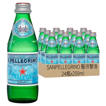 SANPELLEGRINO 聖沛黎洛 天然氣泡礦泉水  250ml  24瓶
