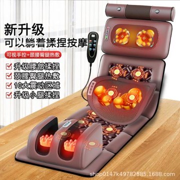 全身電動按摩床墊多功能按摩頸椎頸肩腰部背部揉捏按摩靠墊按摩儀