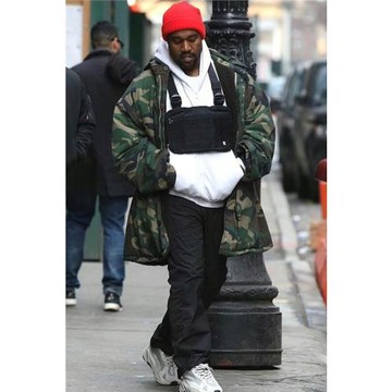 新品Kanye West侃爺同款嘻哈街頭ALYX戰術胸掛包潮男機能蹦迪包