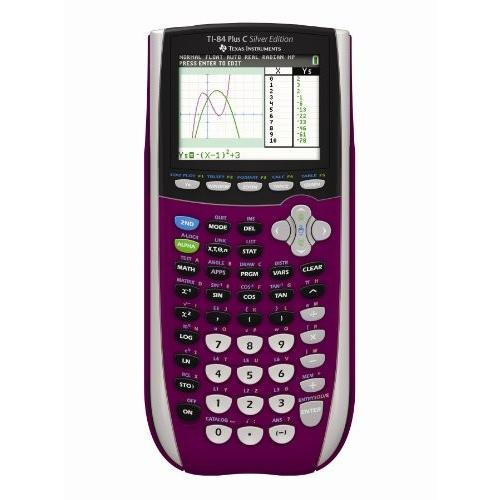 Texas Instruments TI-84 Plus C Silver Edition Graphing Calculator, Ras