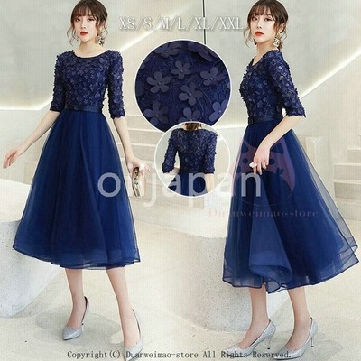 大人紺色ドレスの通販 71 409件の検索結果 Lineショッピング