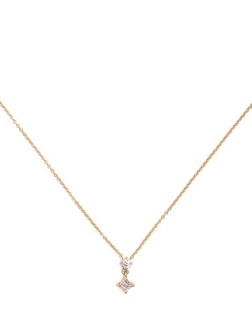 Lizzie Mandler Fine Jewelry - 18kt yellow gold Mix Matched diamond necklace - women - Yellow Gold - One Size