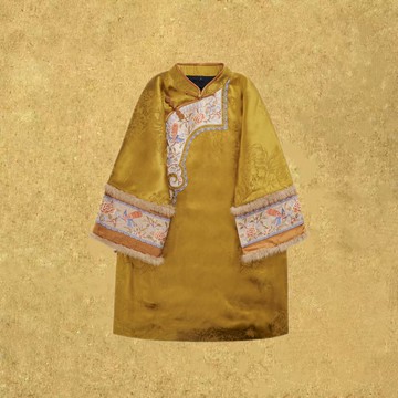 【鳳翥】新中式復古/100%桑蠶絲民族風亮色長款立領棉服