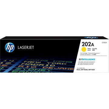 【送$100禮券+免運】HP CF502A (202A) 黃色 原廠碳粉匣 適用:M254dn/M254dw/M281fdw/M281fdn