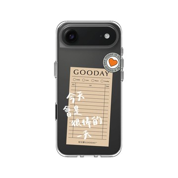 iPhone Air Clear Case（相機按鈕） 透明 - 好日曆 GOODAY (星期安有限公司) - 好日子筆記(白字款)