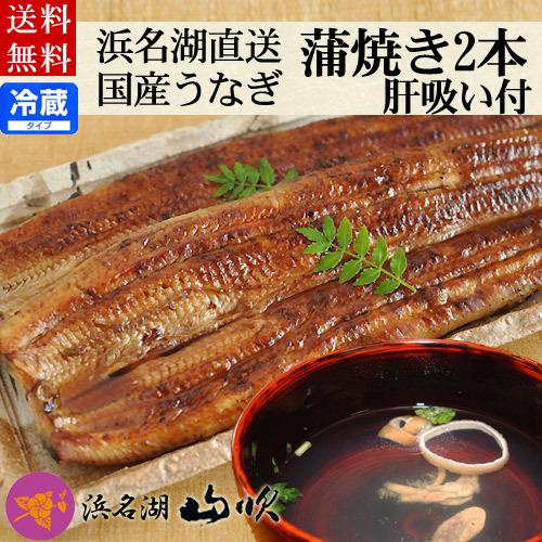 うなぎ 敬老の日 うなぎ蒲焼き ギフト プレゼント ギフト 国産うなぎ蒲焼き詰め合わせ 長蒲焼き2尾肝吸いセット送料無料