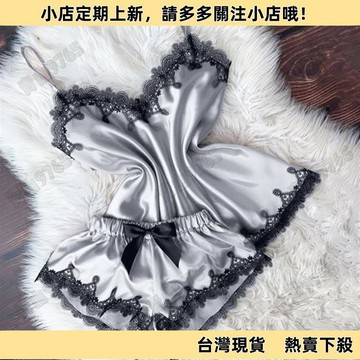 【限時特賣】爆款性感睡衣仿真絲家居服女士內衣睡裙貨源歐美廠家U1ML