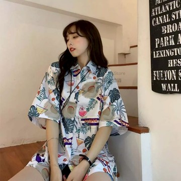 椰子樹襯衫 渡假村風 花襯衫 免運 台灣出貨 襯衫 度假襯衫 短袖襯衫 碎花襯衫 海灘襯衫 海邊穿搭【MB23】