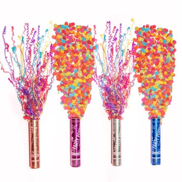 創意網紅生日禮炮派對手擰紙屑拉絲禮花喜慶用品慶典拍照道具裝飾