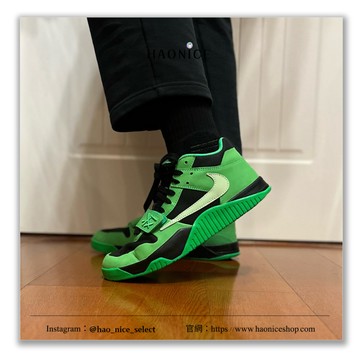 【HAO NICE】秒殺款數量有限Jordan x Travis Scott Jumpman Jack 塞爾提克 黑綠 倒勾 運動鞋 籃球鞋