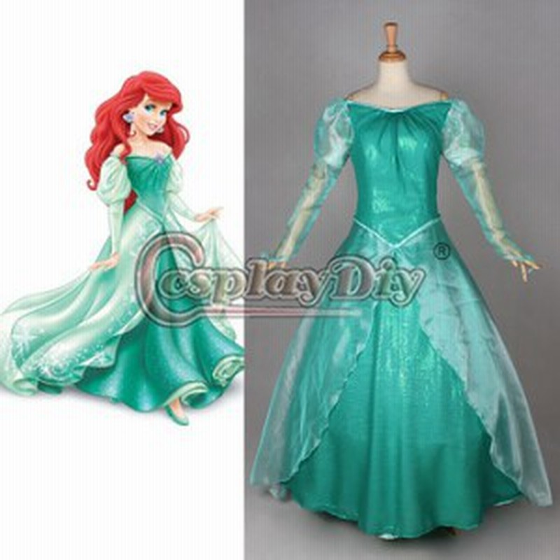高品質 高級コスプレ衣装 ディズニー リトルマーメイド 風 アリエル タイプ ドレス Customized Mermaid Princess Ariel Dress 通販 Lineポイント最大1 0 Get Lineショッピング