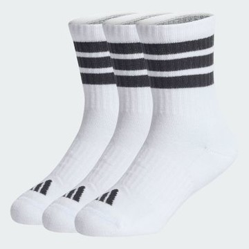 【adidas 愛迪達】 3STRIPES 中筒襪 3 雙入 童襪 JZ0531