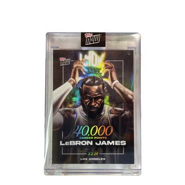 TOPPS NOW CHUCK STYLES LEBRON JAMES BLACK
