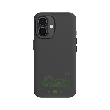 iPhone 16 SolidX 黑 - Nature Explorers 自然探索指南 - 單車獨旅