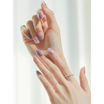 烤燈款 韓國OHORA UV凝膠光療手指甲貼 半烤美甲貼 純色 高端款