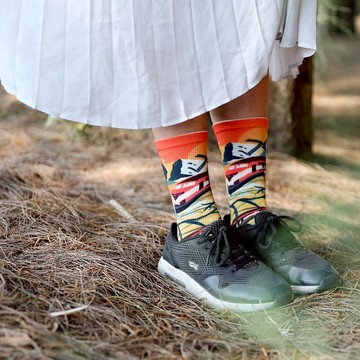 【小創襪】寶島台灣-嘉義Chiayi登山襪 健行襪 環島襪 旅行台灣