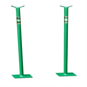 網球場鋁合金單打網球支撐柱網球中網支撐桿單打支柱高度可調節