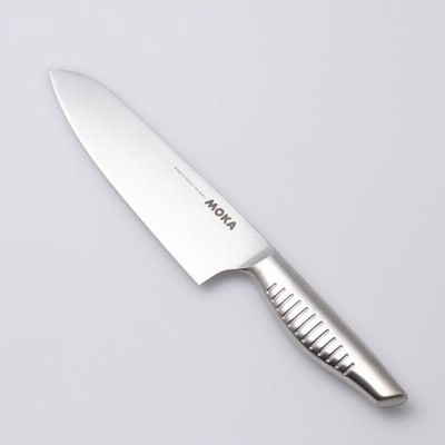 三徳包丁 日本製 軽量 一体型 関の刃物 岐阜 高級感 MOKA (モカ) 180mm MK-02