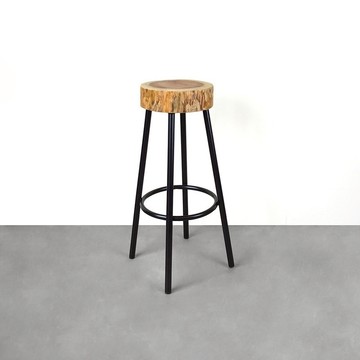 年輪吧台椅 整塊年輪實木 CU029