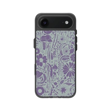 iPhone Air Clear (相機按鈕) 酷墨灰 - Flower Press Stuido - 莊園私藏