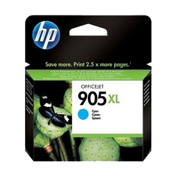 HP 905XL 原廠藍色高容量墨水匣(T6M05AA) for HP OJ Pro 6960/6970