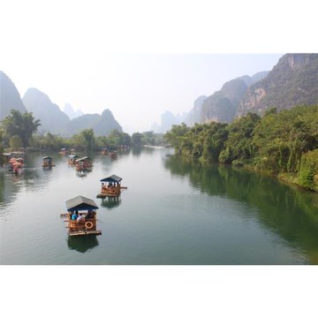 桂林旅遊｜荔江灣遊船、白公館下午茶、陽朔船遊灕江、印象劉三姐秀6日遊《深圳動車來回》_26CK526BRS