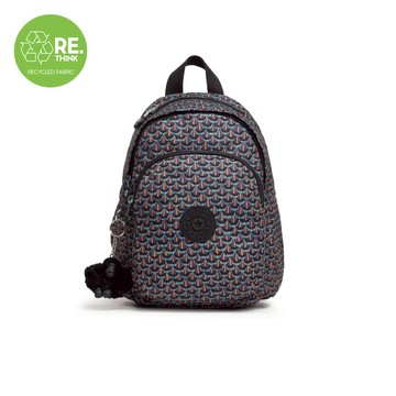 幾何印花拉鍊式小巧收納後背包-DELIA MINI