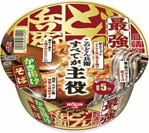 日清食品 日清の最強どん兵衛 かき揚げそば 101g×12個