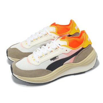 Puma 休閒鞋 Rider Elite 男鞋 棕 橘 異材質拼接 復古 運動鞋 40292201