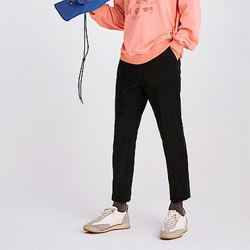 OB嚴選-燈心絨鬆緊腰頭直筒休閒褲