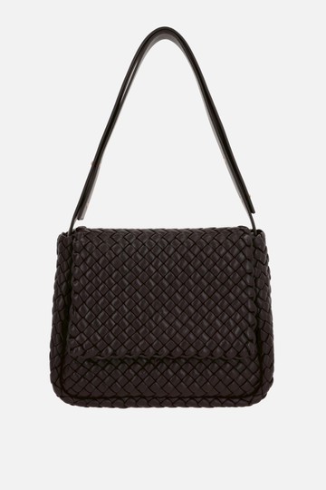 BOTTEGA VENETA Cobble shoulder bag in padded Intrecciato nappa Woman