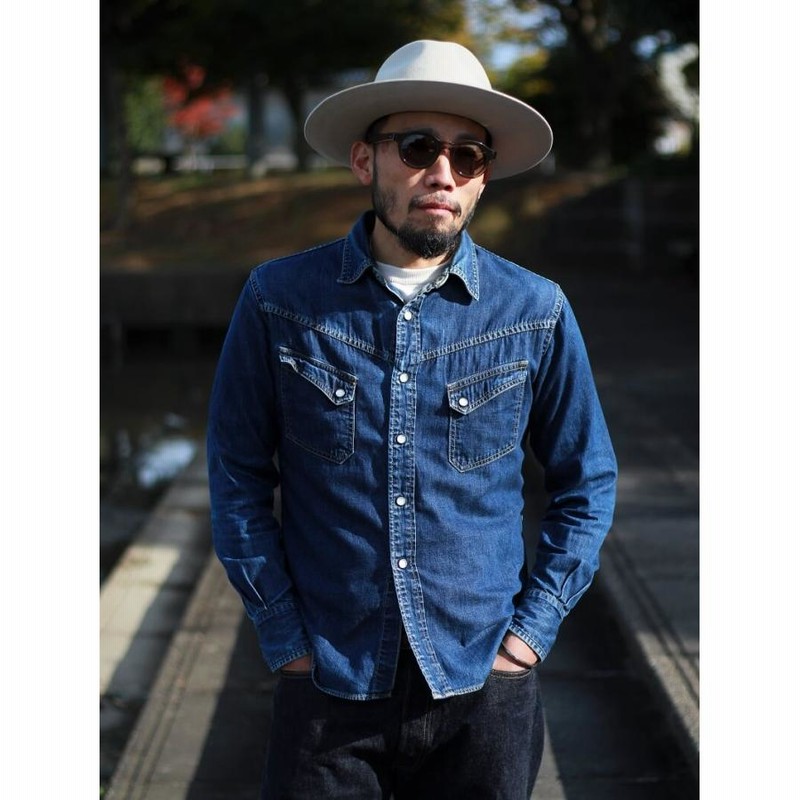 TCBジーンズ ウエスタンシャツ ランチマン デニム TCB jeans TCB
