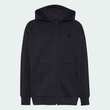 adidas Adidas 愛迪達 Es+ Ctp 3s Fzhd KV8358 男 連帽外套 保暖 運動外套 黑