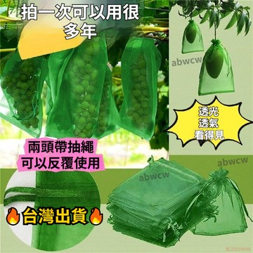 桃園出貨✨今年爆網袋水果套袋草莓無花果葡萄透氣 防蟲 防鳥萬能型反覆使用 水果套袋 絲瓜南瓜酪梨 雪紗袋 束口紗網袋 防
