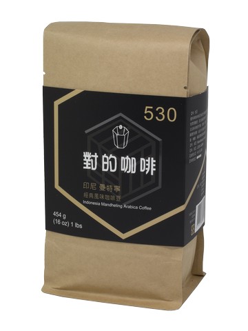 【對的咖啡】印尼 曼特寧 530 一磅 經典風味咖啡豆 不酸 濃郁 巧克力香味