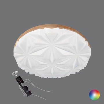 【台灣認證】 RBG 木質菱形晶鑽吸頂燈 L11-C2420S-55W、75W、95W