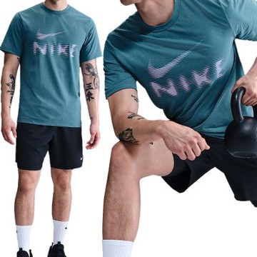 Nike As M Nk Df Uv Hyverse Gfx Ss 男款 藍色 柔軟排汗 短袖 HQ7988-006