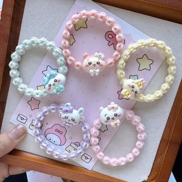 【臺灣-出貨🔥】吉伊卡哇小八彩色髮圈 甜美風格頭繩 少女閨蜜、情侶搭配專用髮飾 吉伊卡哇髮圈 小八卡通頭繩